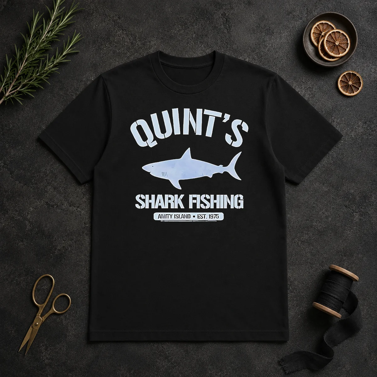 Awesome Quint'S Shark Fishing Amity Island Shirt Awesome Quint'S Shark Fishing Amity Island Shirt