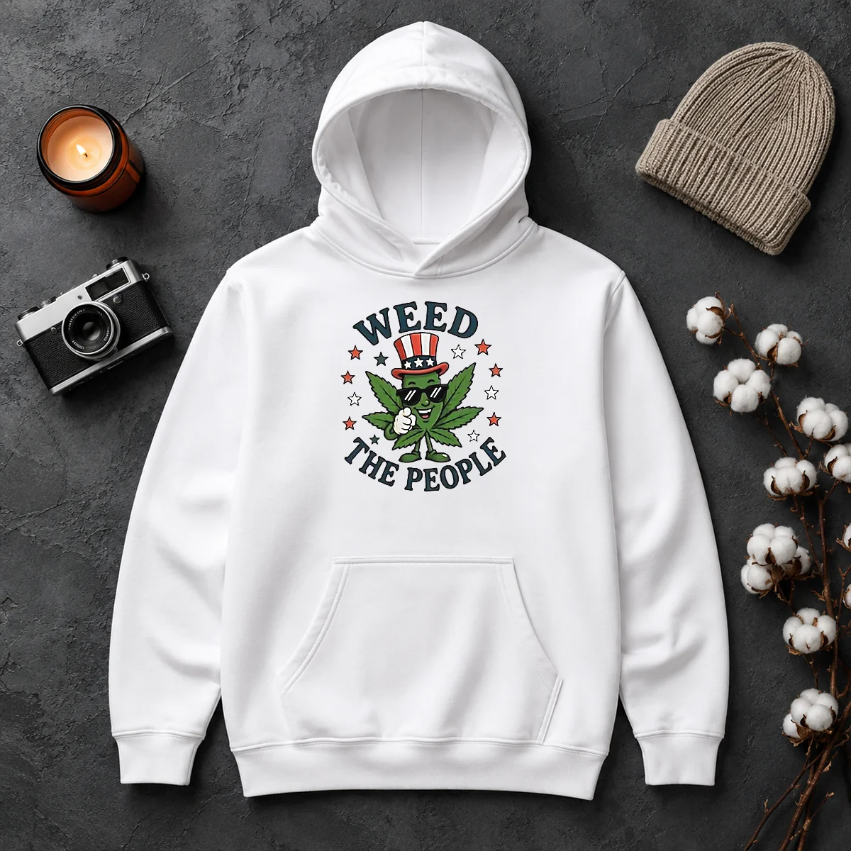 Awesome Weed The People Cannabis Uncle Sam Character Patriotic Leaf Symbol Hoodie Awesome Weed The People Cannabis Uncle Sam Character Patriotic Leaf Symbol Hoodie