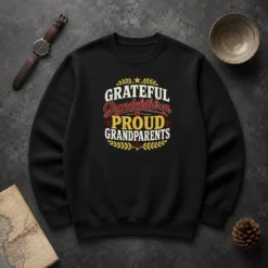 Funny Family Celebration Grateful Grandchildren Vector Sweater