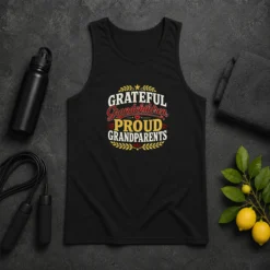 Funny Family Celebration Grateful Grandchildren Vector Tank Top