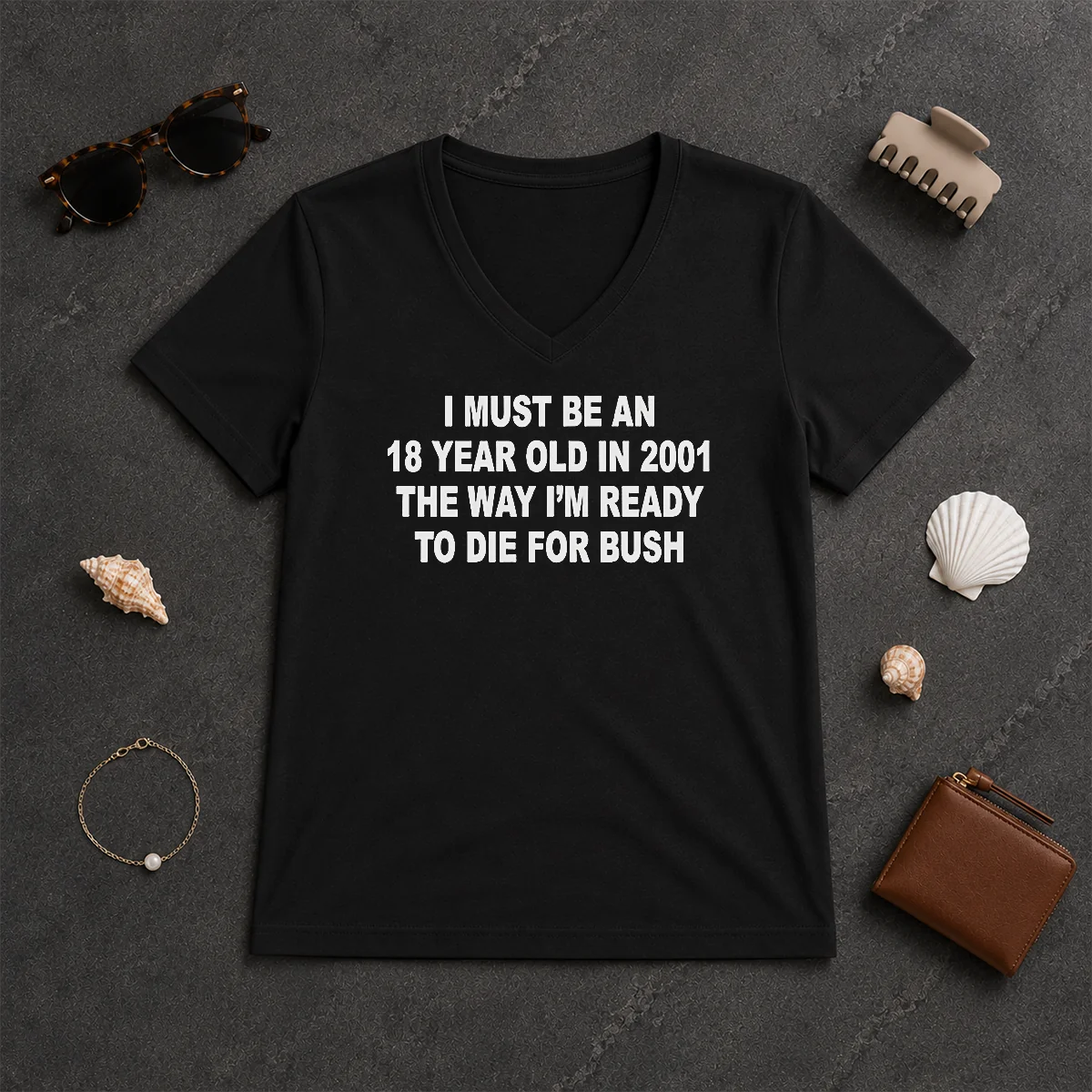 Funny I Must Be An 18 V-Neck Shirt Funny I Must Be An 18 V-Neck Shirt