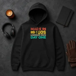 Funny Made In The 80s Legendary Since Day One Hoodie