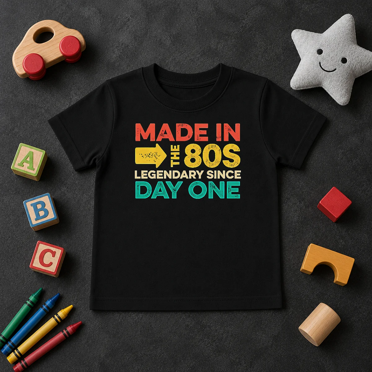 Funny Made In The 80s Legendary Since Day One Kids T Shirt Funny Made In The 80s Legendary Since Day One Kids T-Shirt