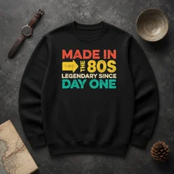 Funny Made In The 80s Legendary Since Day One Sweater