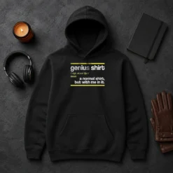 Funny Premium Genius Shirt A Normal Shirt But With Me In It Hoodie