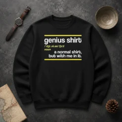 Funny Premium Genius Shirt A Normal Shirt But With Me In It Sweater