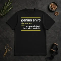Funny Premium Genius Shirt A Normal Shirt But With Me In It