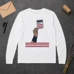 Funny USA Article 27 Card Long Sleeve Shirt