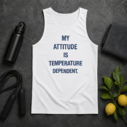 Good Awesome My Attitude Is Temperature Dependent Tank Top