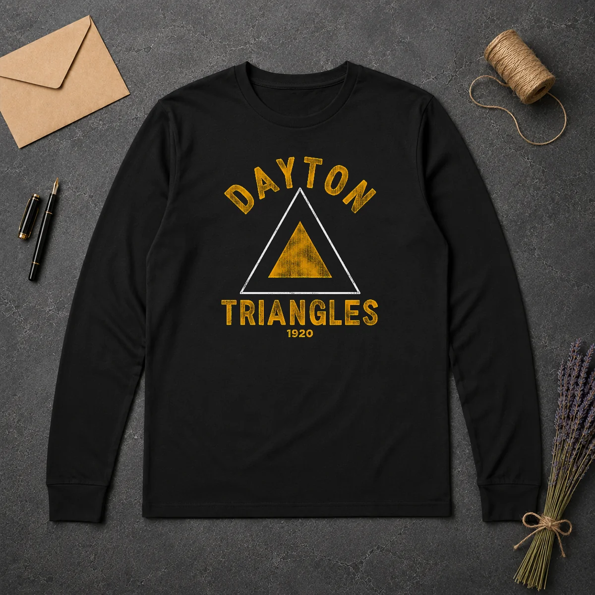 Good Dayton Triangles Long Sleeve Shirt Good Dayton Triangles Long Sleeve Shirt