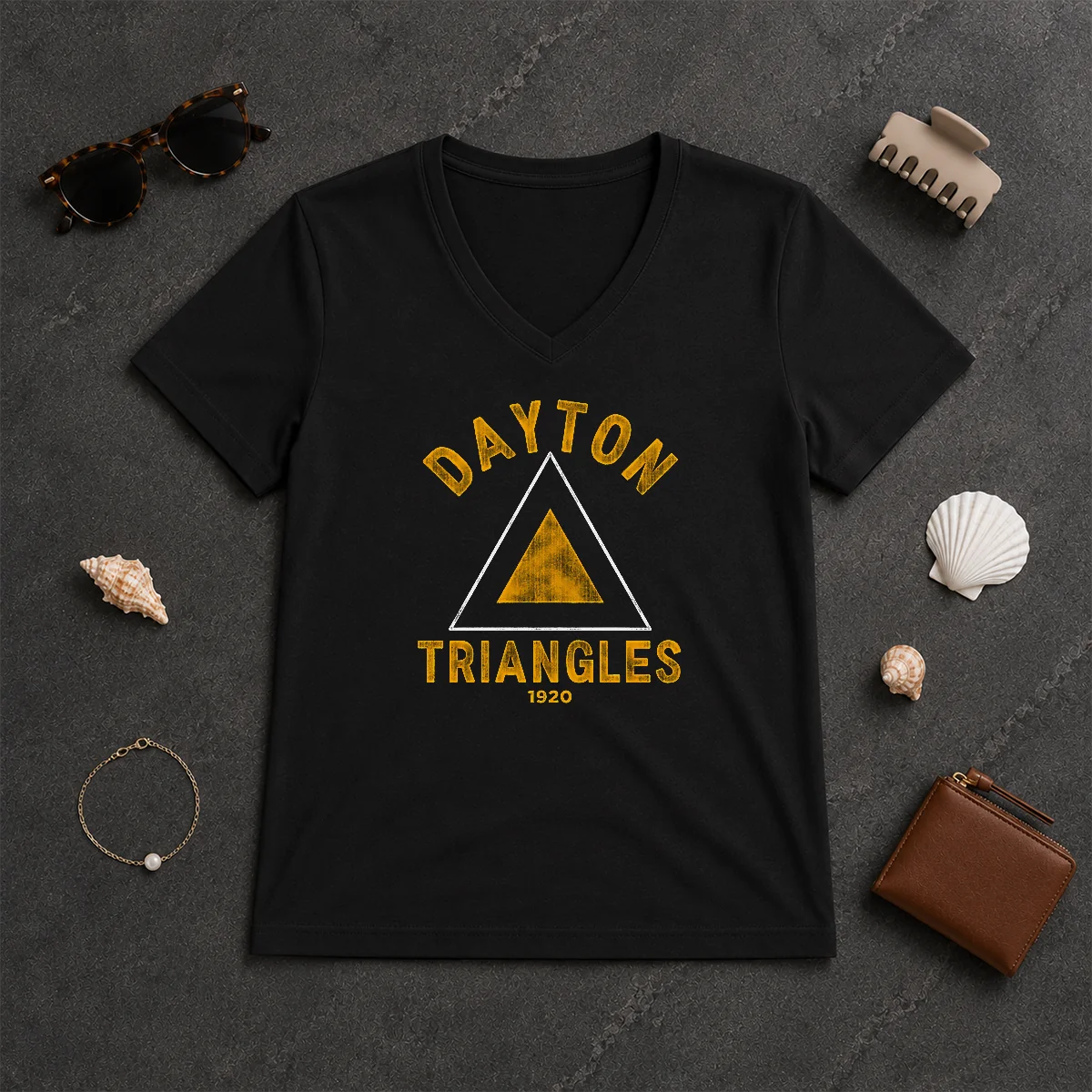 Good Dayton Triangles V-Neck Shirt Good Dayton Triangles V-Neck Shirt