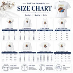 Size chart for Good Im Dying Of Thirst Otter Thirsty Funny Animal with measurements in inches and cm