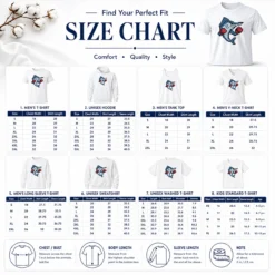 Size chart for Good Miami Marlins Mascot Wearing Gloves El Caballo Pixel Style with measurements in inches and cm