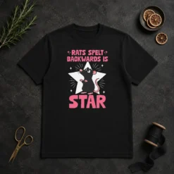 Good Rat Humor Gift Rats Spelt Backwards Is Star
