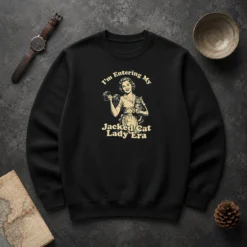Good Retro Jacked Cat Lady Sweater
