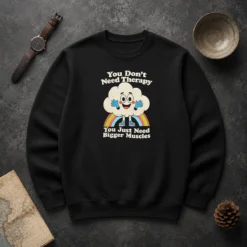 Good You Don'T Need Therapy You Just Need Bigger Muscles Sweater