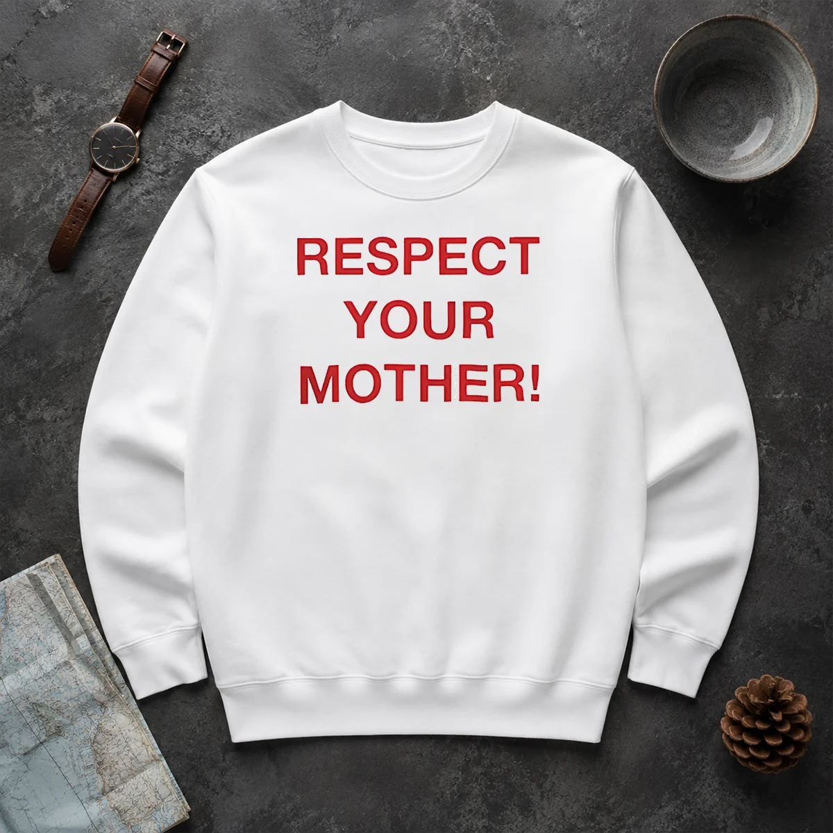 Happy Good Shania Twain Respect Your Mother Sweater Happy Good Shania Twain Respect Your Mother Sweater