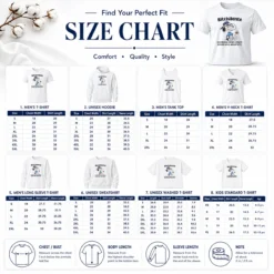 Size chart for Hot Awesome Snoopy Bitchilante Being Mean Only To People WHO Deserve It with measurements in inches and cm