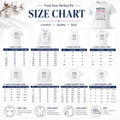 Size chart for Hot Dinosaurs Didnt Listen To Their Nurses showing garment measurements in inches and cm