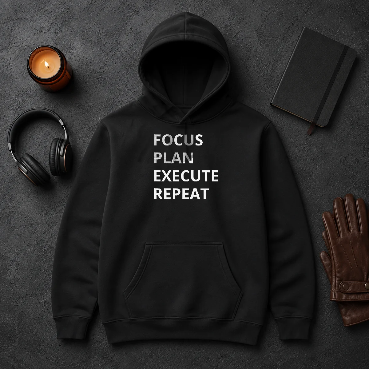 Hot Focus Plan Execute Repeat Hoodie Hot Focus Plan Execute Repeat Hoodie