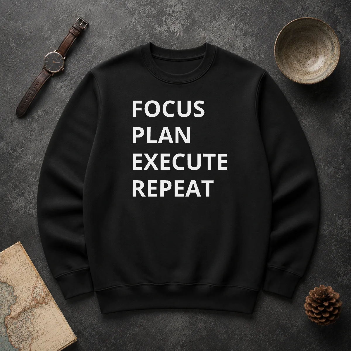Hot Focus Plan Execute Repeat Sweater Hot Focus Plan Execute Repeat Sweater