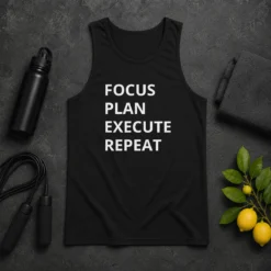 Hot Focus Plan Execute Repeat Tank Top