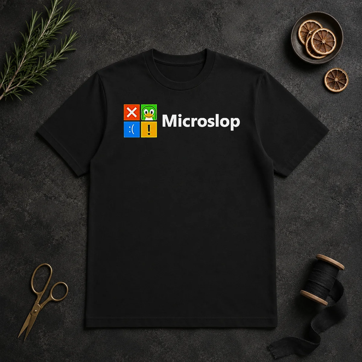 Hot Funny Microslop Logo Parody Shirt Hot Funny Microslop Logo Parody Shirt