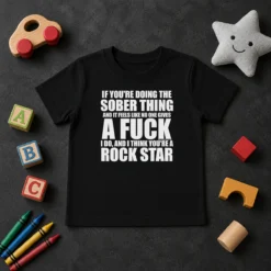 Hot If You'Re Doing The Sober Thing And It Feels Like No One Gives A F Keep The Plug In The Jug I Do Kids T-Shirt