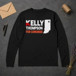 Hot Kelly Thompson For Congress Garment Dyed Long Sleeve Shirt
