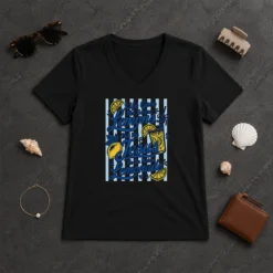 Hot Nice Life Gave Me Lemons Jesus Makes Lemonade Black V-Neck Shirt