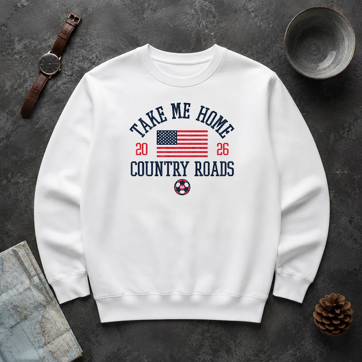 Hot Official USA Take Me Home Country Roads 2026 Sweater Hot Official USA Take Me Home Country Roads 2026 Sweater