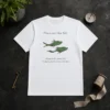 Hot Original Dr Seuss Parody One Blue Fish Two Green Fish Love Meme Yellow Graphic t shirt in bright yellow color with bold print