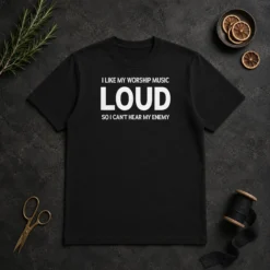 Hot Original I Like My Worship Music Loud So I Can'T Hear My Enemy