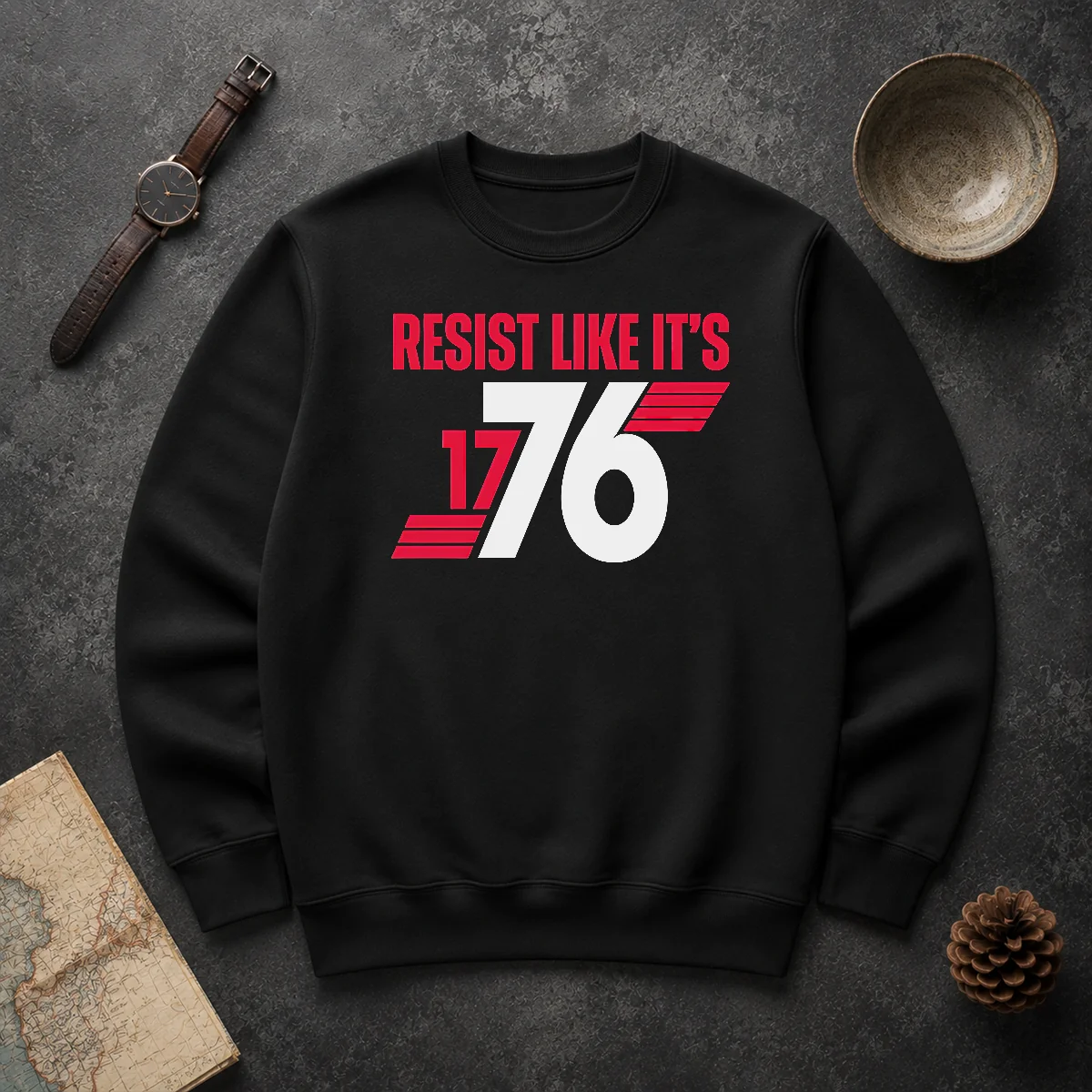 Hot Resist Like It'S 1776 American Revolution Sweater Hot Resist Like It'S 1776 American Revolution Sweater