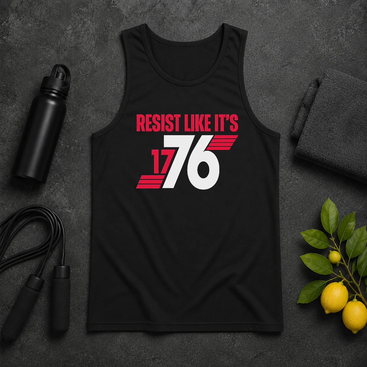 Hot Resist Like It'S 1776 American Revolution Tank Top Hot Resist Like It'S 1776 American Revolution Tank Top