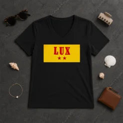 Hot Rosala Lux Football V-Neck Shirt