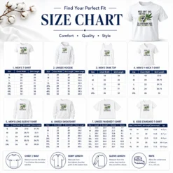Size chart for Hot Top Weed Isn'T Bad For You The Government Just Made You Think It Was with measurements in inches and cm