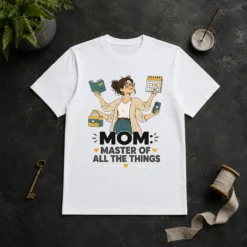 Mom Master of All the Things Minimalist Shirt