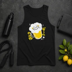 Nice Beer Drinking Squad Beer Character Kawaii Tank Top