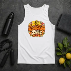 Nice Best Grandkids Ever Vintage Style Tank Top