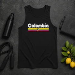 Nice Colombia Flag Colombian Pride South America Tank Top