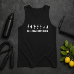 Nice Firearms Silhouette Weapons Collection Celebrate Diversity Gun Rights Tank Top
