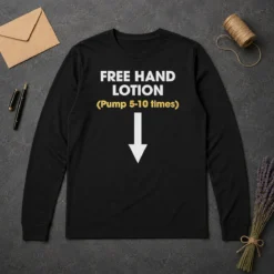 Nice Free Hand Lotion Pump 5 10 Times Long Sleeve Shirt
