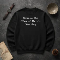 Nice Good Beware The Ides Of March Meeting Sweater