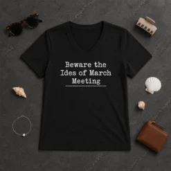 Nice Good Beware The Ides Of March Meeting V-Neck Shirt