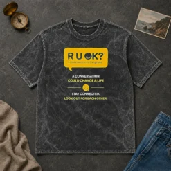 Nice R U OK Conversation Could Change A Life Washed T-Shirt