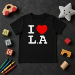 Official I Love LA Basic Kids T-Shirt