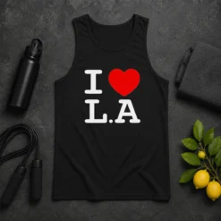 Official I Love LA Basic Tank Top