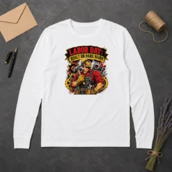 Official Labor Day Celebration Pride Worker Long Sleeve Shirt