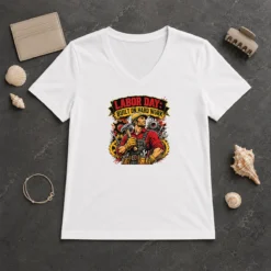 Official Labor Day Celebration Pride Worker V-Neck Shirt